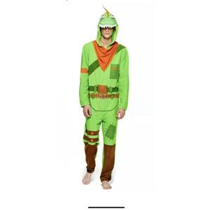 Fortnite Union Suit One Piece Rex Costume Adult Size S